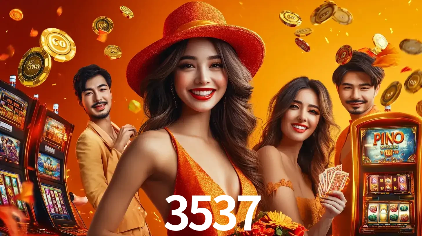 Grupo de amigos asiáticos sorrindo e se divertindo com máquinas de caça-níqueis em um ambiente festivo, celebrando suas vitórias nos jogos de cassino do 3537.
